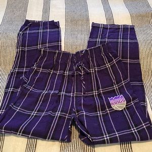 Purple Sacramento Kings PJ Pants